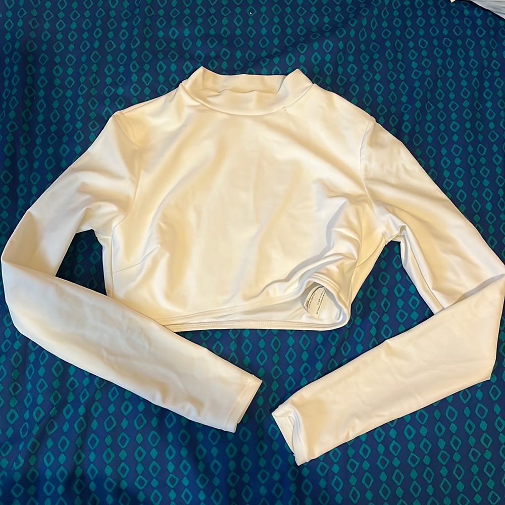 Forever 21 long sleeve swim top